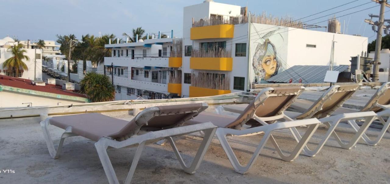 Casa Aura - Center Studio With Kitchen Isla Mujeres Eksteriør bilde
